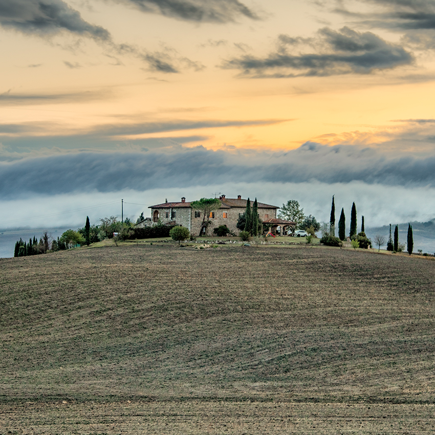 Val D'Orcia - First Light of the Day